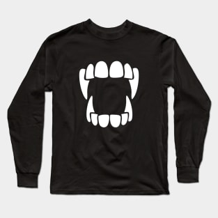 vampire fangs Long Sleeve T-Shirt